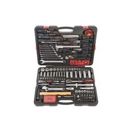 Holex 148 Pc Shop Tool Kit with 1/4 inch , 3/8 inch , 1/2 inch Drive Sockets 630002 148
